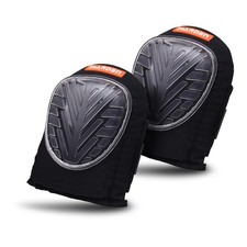Professional Knee Pads, Shockproof PVC  EVA Cushioning with Silicone Inserts, C