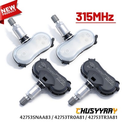 4PCS Tire Pressure TPMS Sensor 42753SNAA830 For HONDA INSIGHT 2010-2014