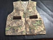 VTG Walls Realtree Camo Hunting Vest Men’s X-Large XL Removable Game Pouch USA