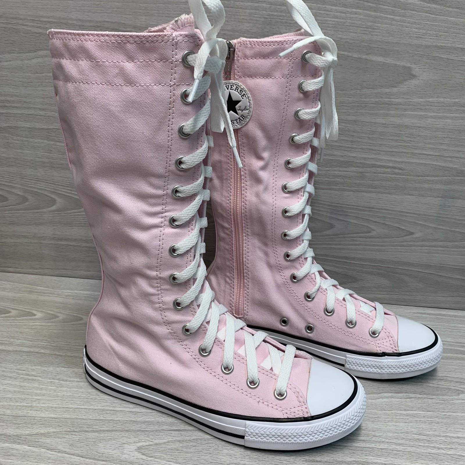 Converse All Star  XX-Hi High Top Pink Sneakers Shoes Youth Size 3 NEW thumbnail 2