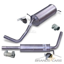 IMASAF SCHALLDÄMPFER SET FÜR SEAT IBIZA 6L 6J SKODA FABIA 6Y NJ VW POLO 6R 1.2