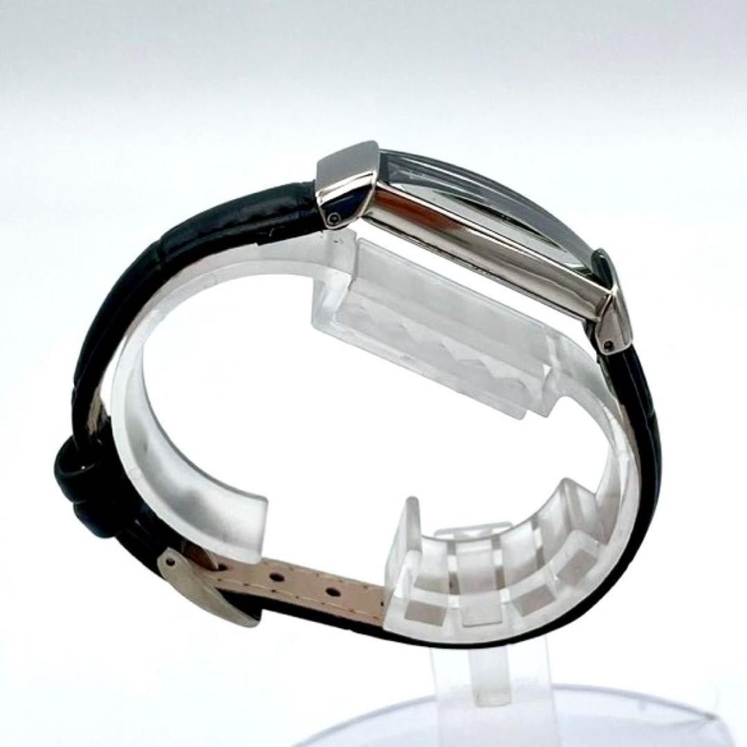 YSL Yves Saint Laurent Rectangular Wristwatch Bla… - image 6