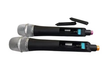 2 VOCOPRO UHF Wireless Microphones (Pink+ Orange)