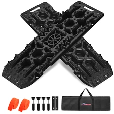 Nilight Off-Road Recovery Traction Boards For 4WD 4X4 with Jack Lift & Carry Bag