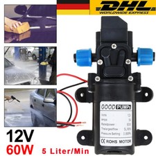 60W Wasserpumpe Selbstansaugende Pumpe 12V Druckerhöhungs Hochdruck Membranpumpe
