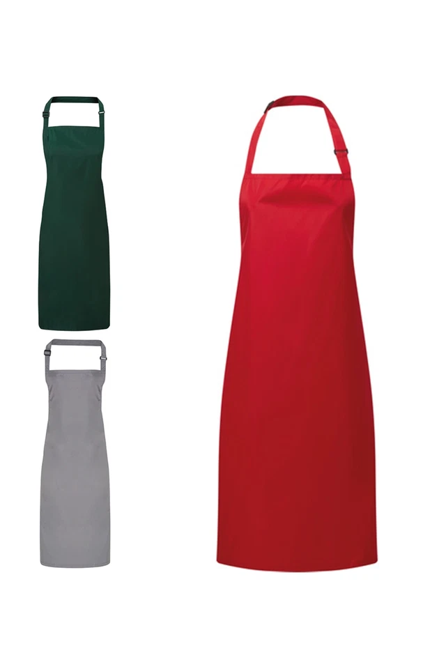 Premier Workwear Waterproof Latzschürze Schürze Bistroschürze 60 °C waschbar 72