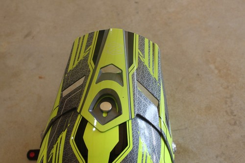 Zox Neon Hi-Viz Casco Amarillo Adulto Tamaño XS Motocross Dirtbike ATV MX 3095 Z1 - Imagen 5 de 10