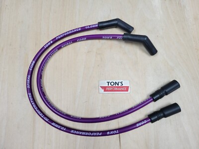 Orange 10mm Ignition Spark Plug Wires EFI Harley H-D FLT FLHT FLHR FLTR 99-08