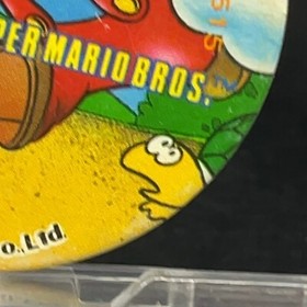 Mario togemetto Menko Super Mario Bros Famicom Card Nintendo 1985 NES Japanese