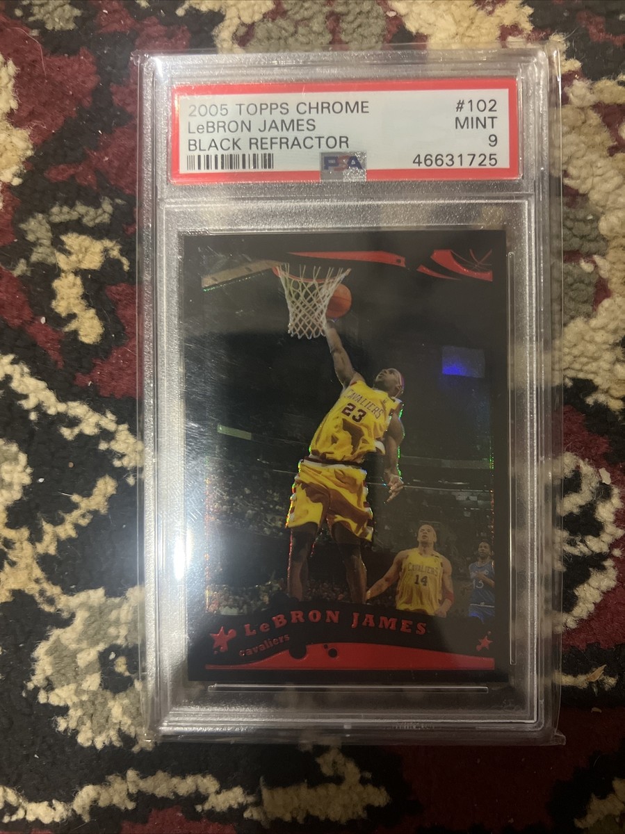 【希少】2005-06 Topps Chrome LeBron James 2005-06 Topps Chrome - LeBron James #102 Black Refractor