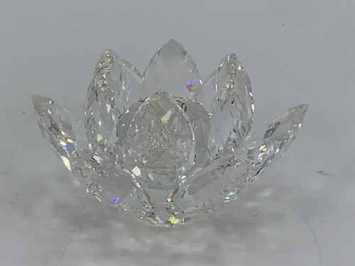 Swarovski Crystal Water Lily MEDIUM Candle Holder - Picture 2 of 11