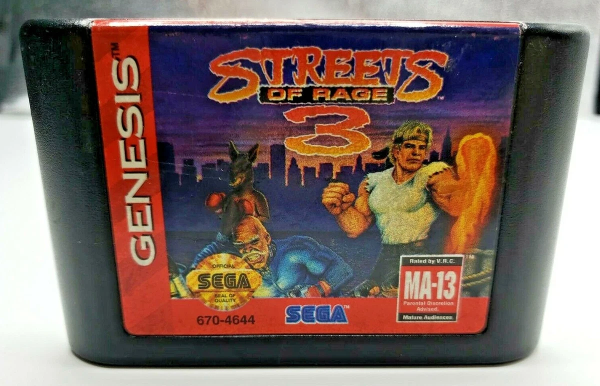 Sega cd hotsell streets of rage