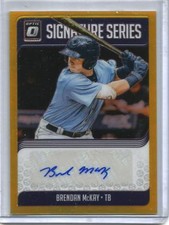 Brendan McKay 2018 Panini Donruss Optic Gold Prizm Autograph #8/10