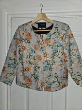 river island floral jacket size 8