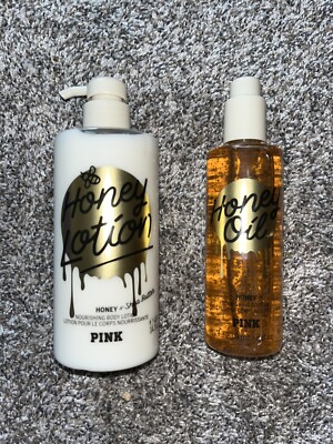 VICTORIA'S SECRET PINK HONEY SHEA BUTTER MOISTURIZING LOTION OIL