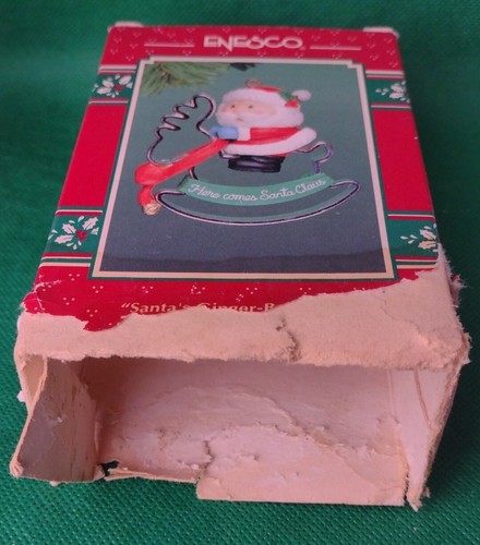 Enesco Treasury Of Christmas Ornaments " SANTA'S GINGER-BRED DOE" 1995 & Booklet - Bild 10 von 10