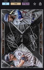 Topps MLB Bunt DIGITAL 22 Dual Signature Series Silver Mancini Bellinger