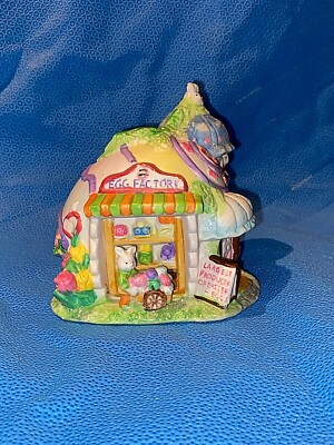 Hoppy Hollow Easter Village 2004 Egg Factory Ceramic Figurine