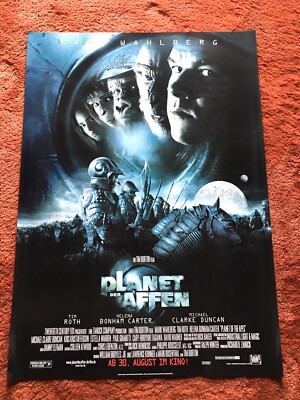 Planet der Affen Kinoplakat Poster A1,  Tim Burton, Mark Wahlberg