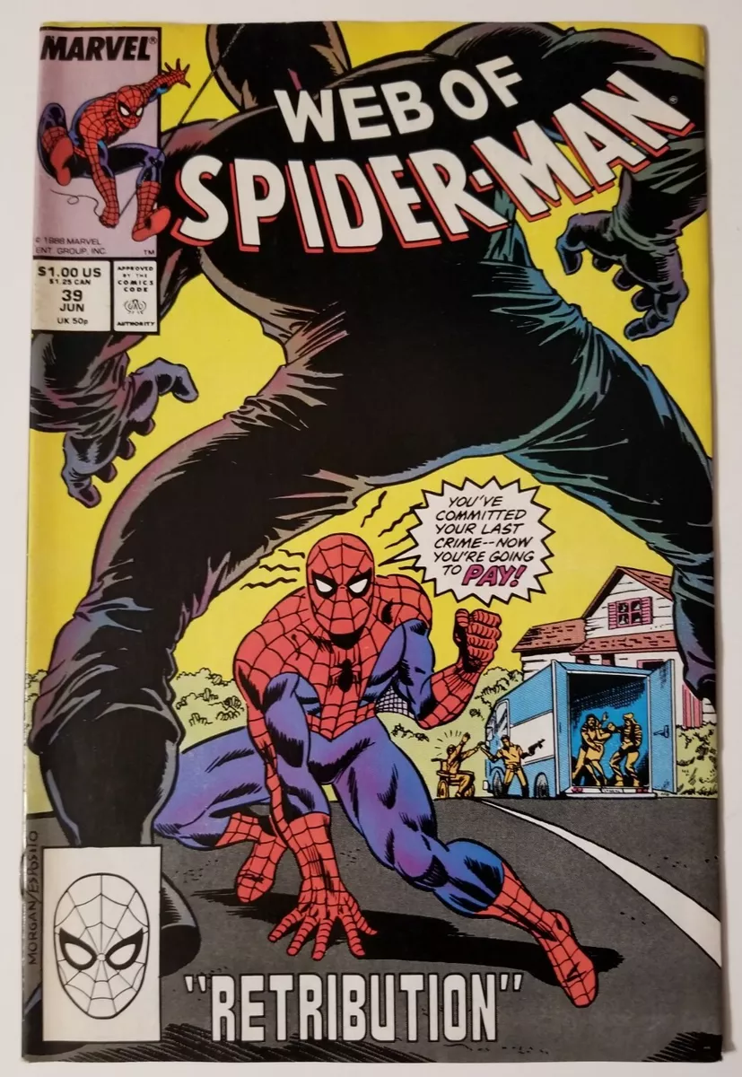 Web of Spider-Man #39 Direct Edition (1988)  Comic Books - Copper Age,  Marvel, Spider-Man, Superhero / HipComic