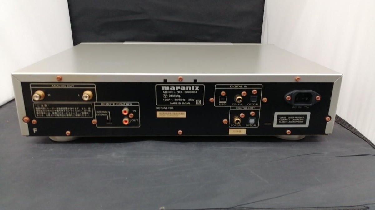 Marantz SA8004 SACD/CD Player Silver Gold USB-DAC 25W AC 100V Used Working