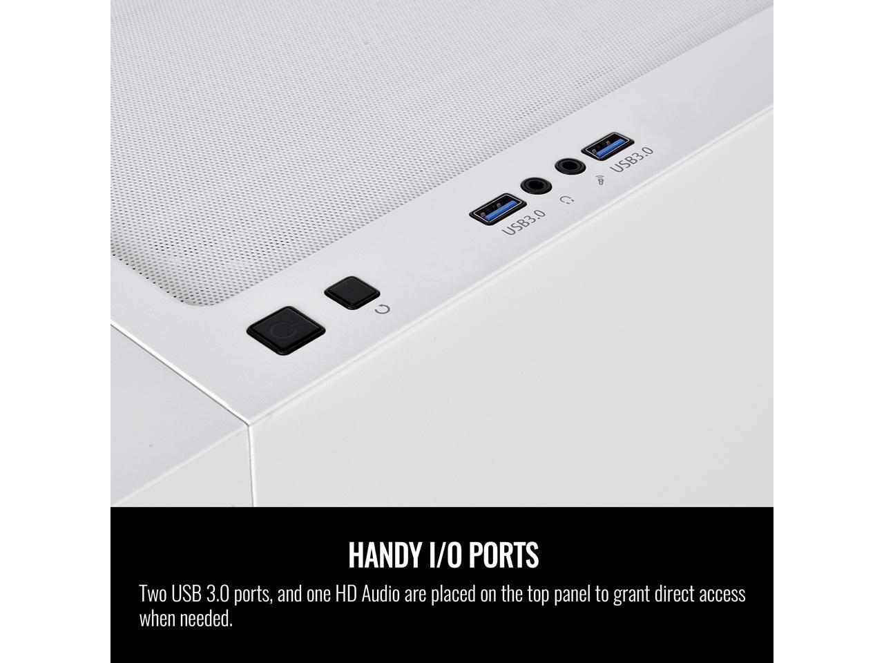 Корпус компьютера Thermaltake H570 TG Snow Edition ATX Mid Tower ARGB из закаленного стекла