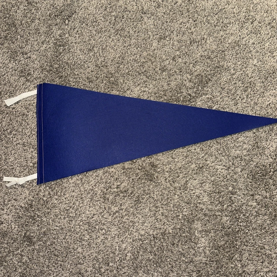 Banderín de fieltro azul muy raro 1966 campeones de la Liga Nacional de los Dodgers de Los Ángeles Foto 4 de 4