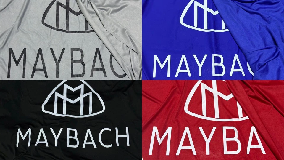 MERCEDES BENZ S X222 Custom Fit İndoor Car Cover W/logo Red Black Gray Blue Foto 3 de 4