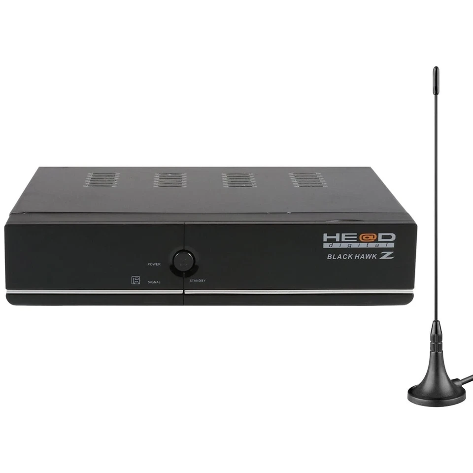 FULL HD DVB-T2 Receiver inkl. DVB-T Antenne MediaLink Head BlackHawkZ SCART HDMI - Bild 2 von 4