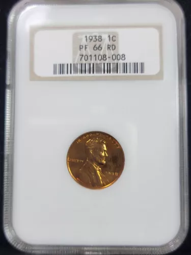 1938  1C NGC PF66RD