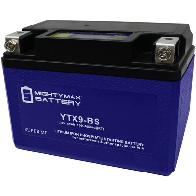 Mighty Max YTX9-BS Lithium Battery Replaces Kawasaki ZX Ninja Mighty Max YTX9-BS Lithium Battery Replaces Kawasaki ZX Ninja