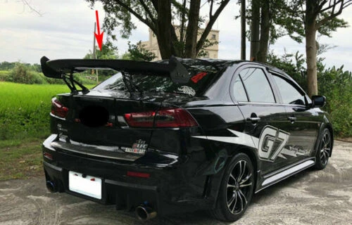 Spoiler Wing for Mitsubishi Lancer EVO 3000GT 2/4dr Sedan Trunk Factory Style - Picture 1 of 5