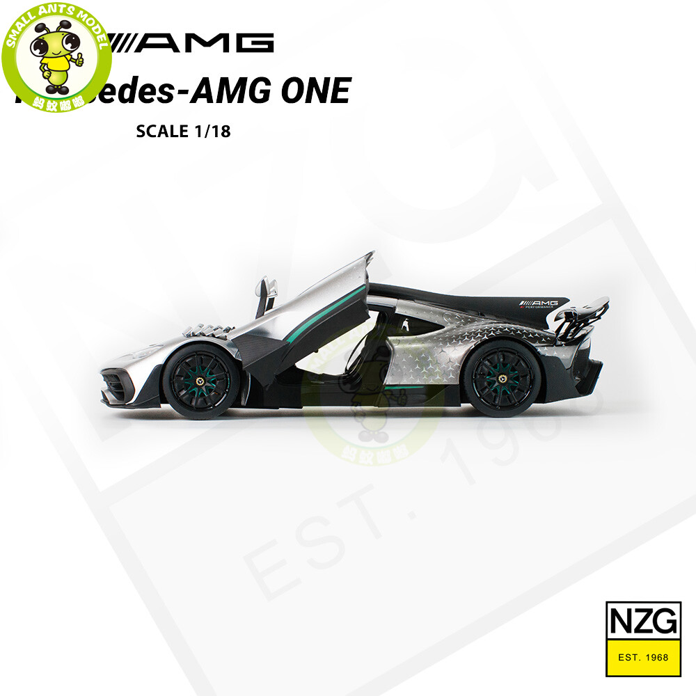 メルセデスベンツ AMG ONE 1/18 シルバー 1/18 Mercedes-Benz AMG ONE Silver Diecast Model by NZG