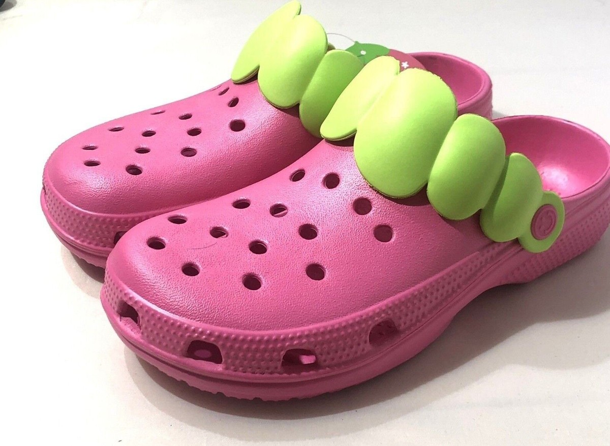 Strawberry Fuzzy Crocs Crocs Classic Clog In White Red Strawberry