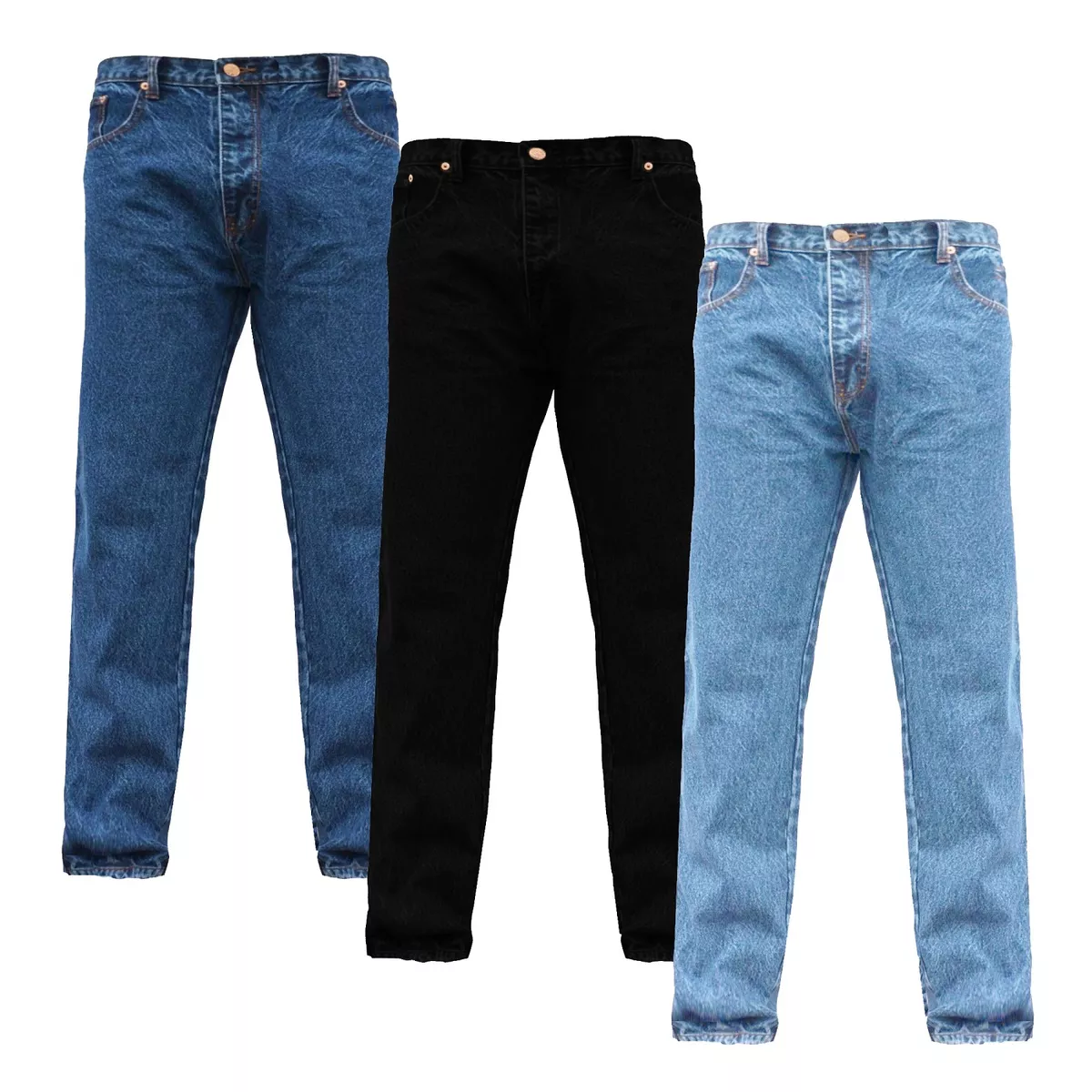 100 COTTON MENS WEARING EURO DENIM BASIC REGULAR STRAIGHT CLASSIC FIT JEANS