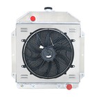 4 Row Radiator+Shroud Fan fit 1949-1953 1951 Ford Country Squire Sedan 3.5L 4.2L