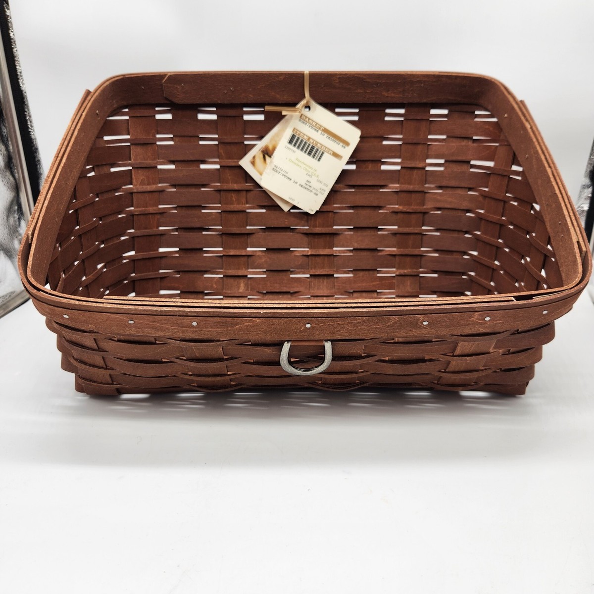 ロンガバーガー Longaberger large desktopbasket Longaberger Sort & Store Rich Brown Large Desktop Basket