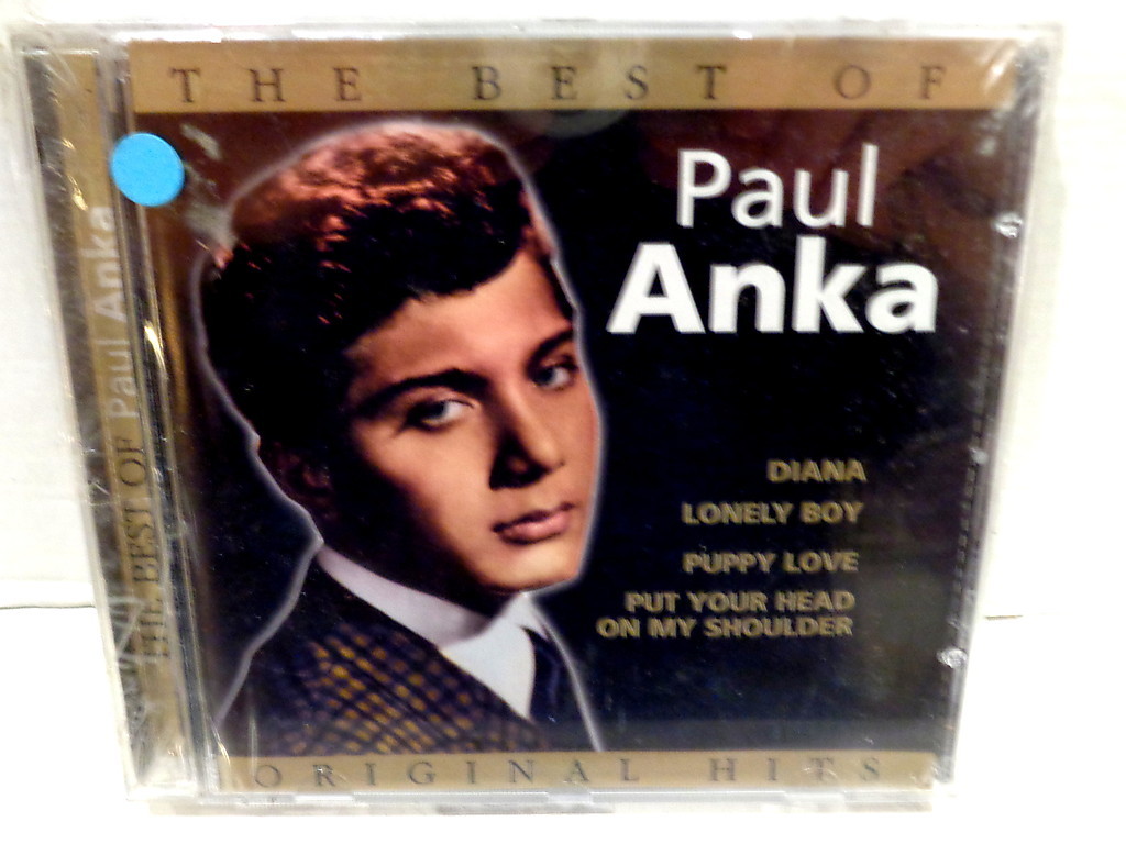 PAUL ANKA  -  THE BEST OF  -  ORIGINAL HITS -  CD 2001  NUOVO E SIGILLATO
