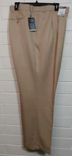 B&T Men's DRESS PANTS ROUNDTREE & YORKE Size 50Wx32L PLEATED CLASSIC FIT COMFORT