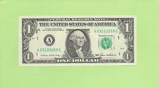 1985 ..UNCIRC $1  A 2312 2259 E .... 1985  $1  A-E     NICE NOTE        FRN