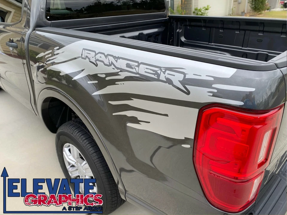 Fits Ford Ranger Decals Side Split Vinyl Stripes 3m Graphics Stickers 2019-2025 - Image 4 of 4