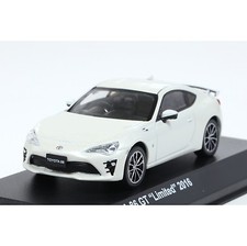 Kyosho 1/43 Toyota 86 GT Limited 2016 (Crystal White Pearl) from Japan
