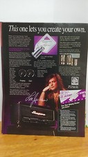 LEE JACKSON AMPEG AMPLIFIERS PRINT AD 11 X 8.5 09091