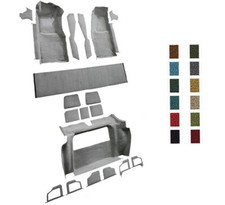1978 Chevy Corvette 3 Compt Doors Original Cutpile Molded Carpet Kit Made in USA