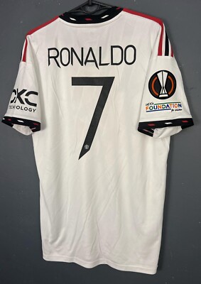 正規品 マンチェスター・ユナイテッド Ronaldo 7 シャツ M MENS RONALDO #7 FC MANCHESTER UNITED 2022/2023 UEFA SOCCER