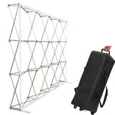 Tension 8x10ft Fabric Backdrop Booth Frame Straight Pop Up Display Stand 3x4