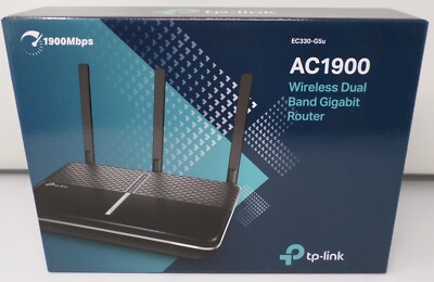 TP-Link AC1900 Wireless Dual-Band Gigabit Router, EC330-G5u New!