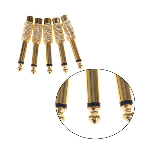 5 Pcs Audio Adapter Connector for Phone Gold Plated Female Stereo - 第 2/11 張圖片