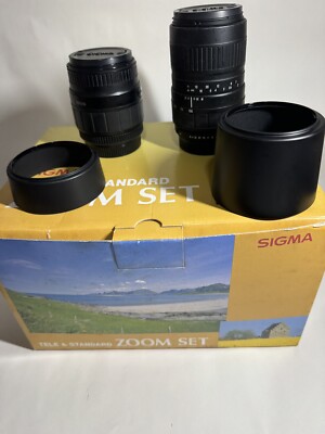 SIGMA zoom set 28-80&100-300 1:3.5-5.6MACRO 1:4.5-6.7UC For Pentax from Japan
