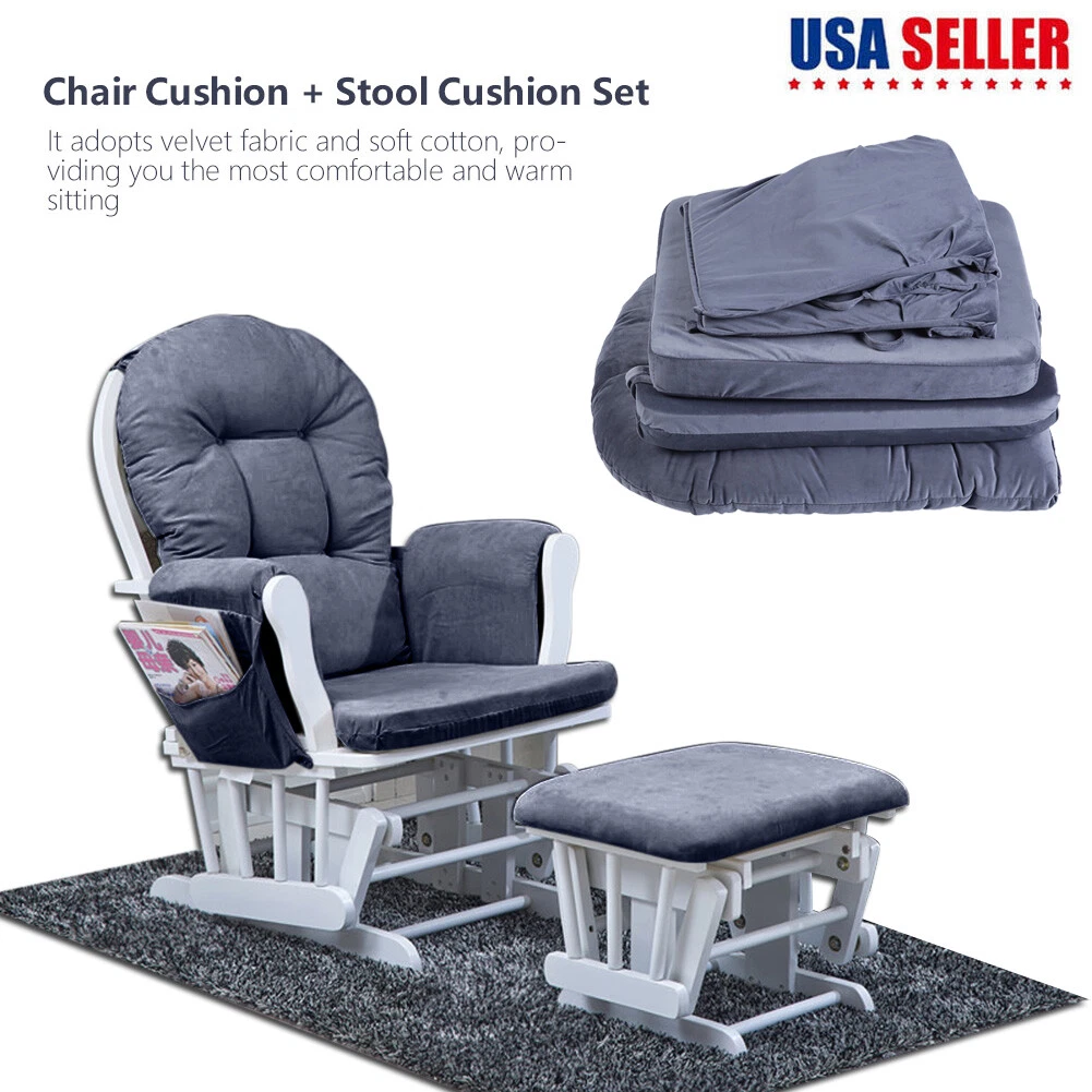 Cotton Cushion Set For Baby Nursery Relax Rocker Rocking Chair